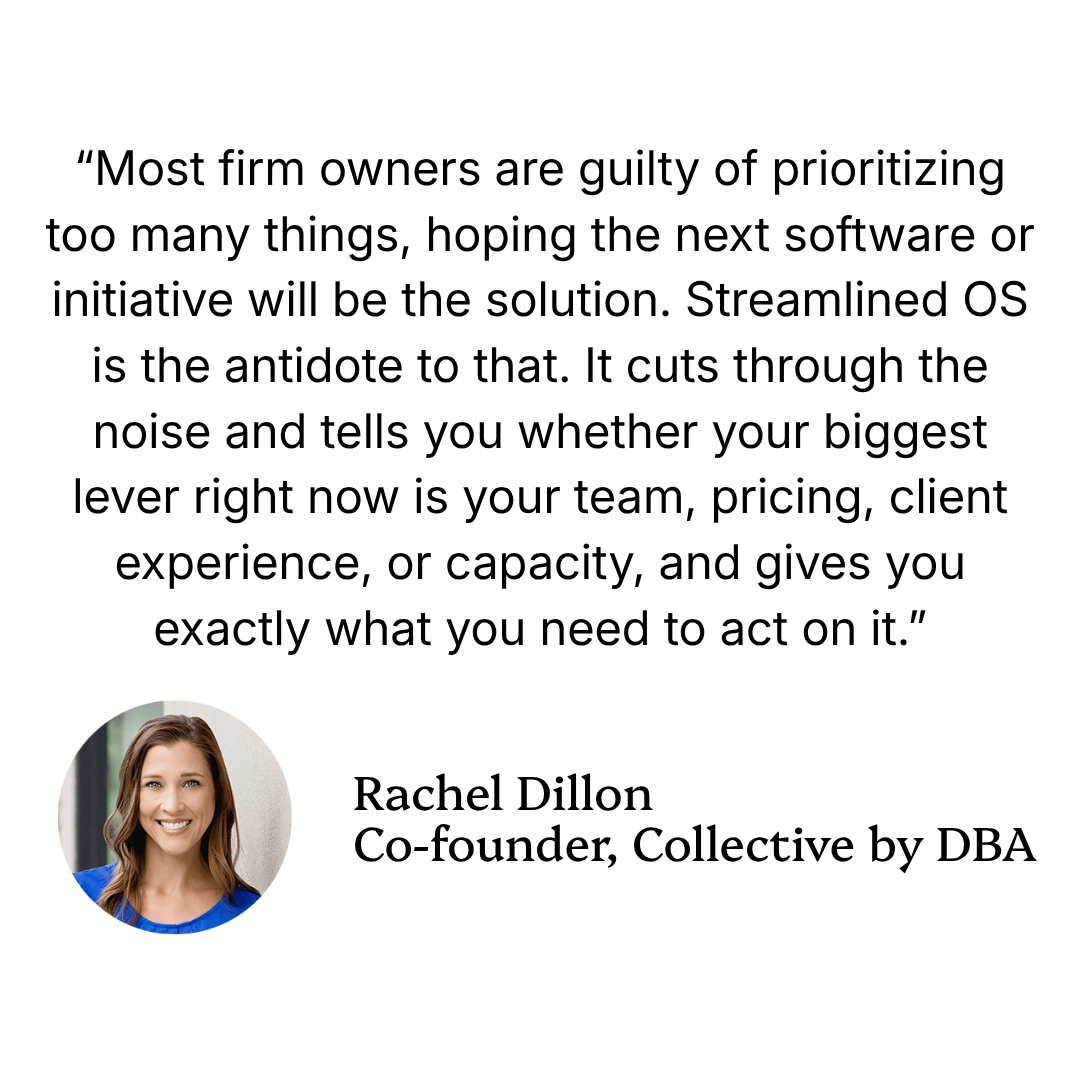 Rachel Dillon on Streamlined OS