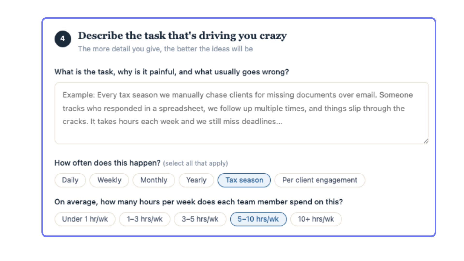Automation Idea Generator Step 4